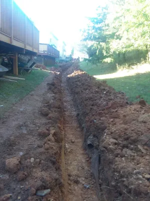 Riverdale Community Drainage Project — Landscape Construction project by The Landscape Design Center
