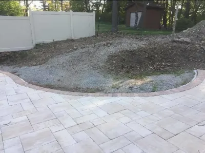 Retaining Wall — Landscape Construction project by The Outside Guys LLC
