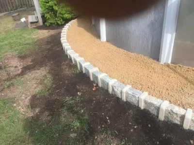 Belgium Block — Landscape Construction project by The Outside Guys LLC