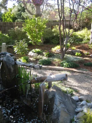 Water features — Landscape Construction project by Think Green, Inc.