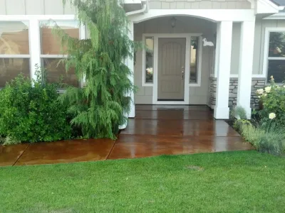 Concrete — Landscape Construction project by Think Green, Inc.