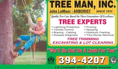 Tree Man Inc. - Landscape Construction in New Orleans, LA