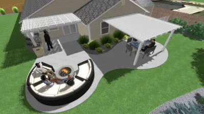 Nampa Residence Backyard Oasis — Landscape Design project by Cutting Edge Landscape