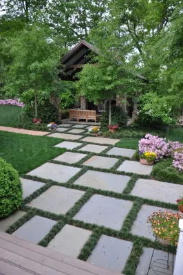 Outdoor Fireplace Pavilion - Greenville, SC — Landscape Design project by DabneyCollins