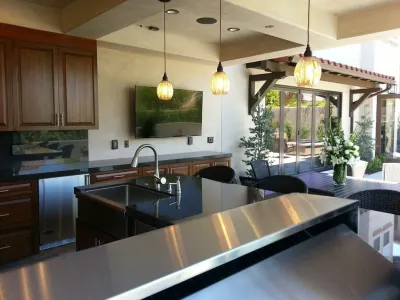 Pool Renovation & New Outdoor Room in Newport Beach — Landscape Design project by Dale Waldo Landscape Architecture