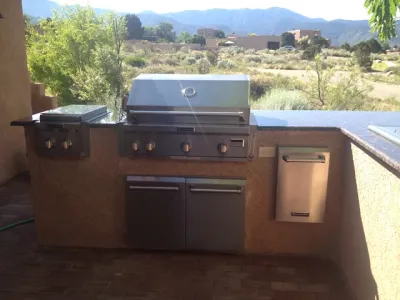 Outdoor Kitchens — Landscape Construction project by Yardman Landscaping