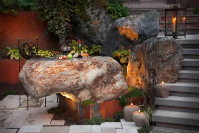 Stone, Steel & Sculpture by Daryl Toby - AguaFina Gardens International