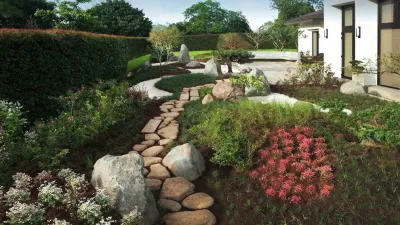 A Japanese Strolling Garden in Central America — Landscape Design project by Daryl Toby - AguaFina Gardens International