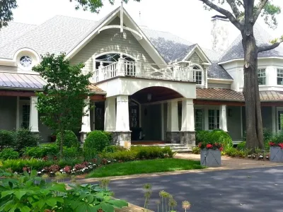 Maryland Red Barn (Baltimore, MD) — Landscape Design project by Barks Road Landscape Architecture, Ltd.