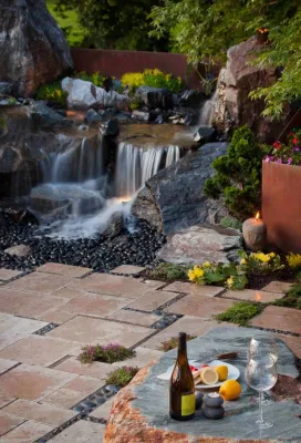 Water Features Various Projects — Landscape Design project by Daryl Toby - AguaFina Gardens International in Birmingham