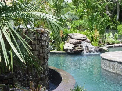 South Miami Tropical Oasis — Landscape Design project by David Font Design
