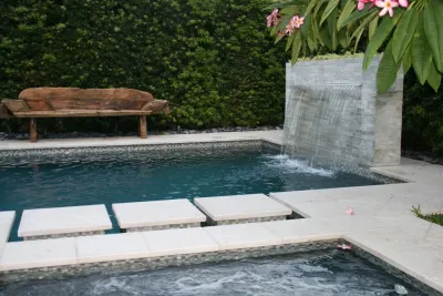 Ft. Lauderdale Serene Pool — Landscape Design project by David Font Design