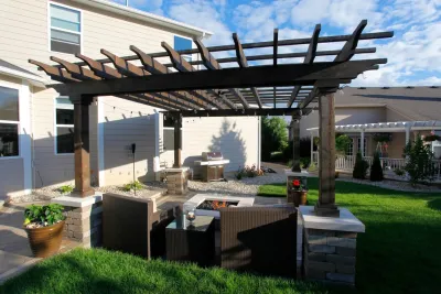 Small Space, Big Character — Landscape Design project by BPI Outdoor Living