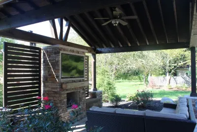 Extraordinary Outdoor Room Extension (Carmel, IN) — Landscape Design project by BPI Outdoor Living