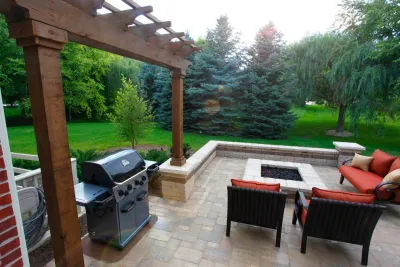 Carmel,IN Backyard Patio — Landscape Design project by BPI Outdoor Living