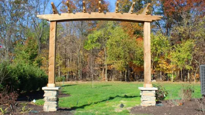 Timeless Travertine Patio and Composite Deck (Carmel, IN) — Landscape Design project by BPI Outdoor Living