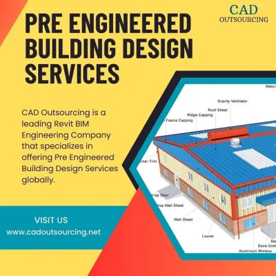 Pre Engineered Building(PEB) Design Services — Landscape Design project by Cad Outsourcing Consultancy Services