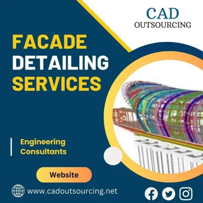 Facade Shop Drawing and Detailing Services — Landscape Design project by Cad Outsourcing Consultancy Services