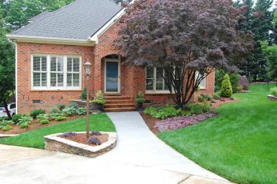 Inviting North Raleigh Home — Landscape Design project by Cat Valand Landscape Design in Raleigh