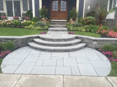 Front Yard Landscaping — Landscape Design project by DeNicola Landscape Construction