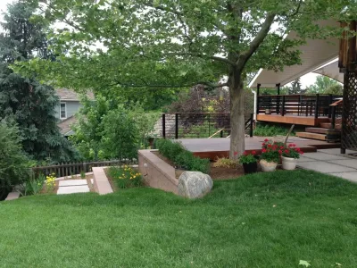 Littleton Terracing — Landscape Design project by Dave Johnson, Landscape Architect, LLC in Littleton