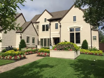 Cottage Landscape in The Woodlands — Landscape Design project by Designs By Elizabeth