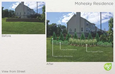 Mohesky Residence — Landscape Design project by DG2 Design Landscape Architecture