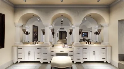 3D Bathroom Design: Newport Beach, CA by 3D Solutions