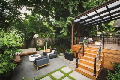 Build Winner - Oregon Home Magazine — Landscape Design project by Drake's 7 Dees Landscaping & Garden Center in Portland