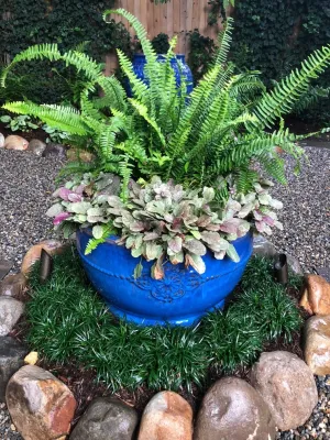 Pea Gravel Sitting Area — Landscape Design project by Innovative Garden Design
