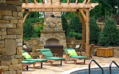 Fireplaces - Outdoor Kitchens — Landscape Design project by J Loper And Co.
