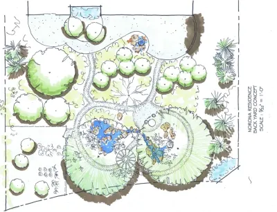 Norona Res — Landscape Design project by Jean Marsh Design in Corona