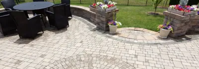 Southbury, CT – Custom Hardscapes, Stone Patios, Masonry Construction in Oxford, by John Spector Landscape Design