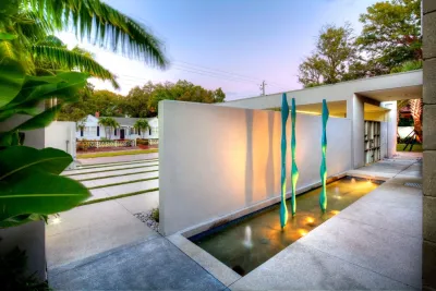Residential Urban Oasis — Landscape Design project by DWY Landscape Architects in Sarasota