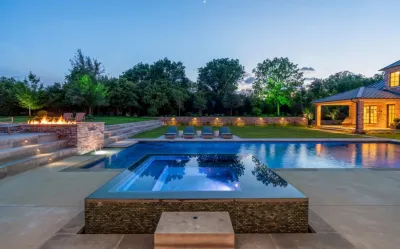 Preston Hollow — Landscape Design project by E2 Illumination Designs