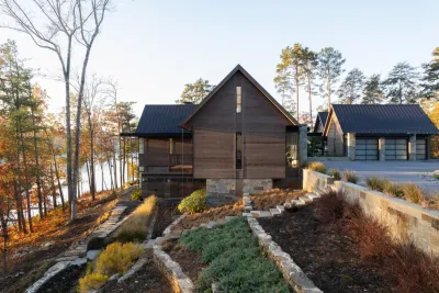 A Modern Peninsula — Landscape Design project by Earth Design, Inc.