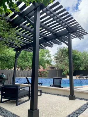 Rocky Creek - Rush Pea Circle — Landscape Design project by 622 Outdoor Lifestyles in Bee Cave