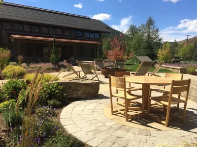 Big Wood River Residence — Landscape Design project by Lyon Landscape Architects - Sun Valley
