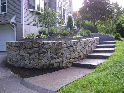 Our Work — Landscape Design project by M. Coelho Masonry Landscaping