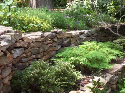 Terraced Side Yard — Landscape Design project by Earth Essence Designs in Silver Spring