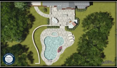 Mendham, NJ Complete Backyard Makeover — Landscape Design project by Earth, Turf & Blooms in Mendham