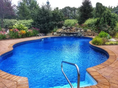 Long Valley, NJ Private Pool Oasis — Landscape Design project by Earth, Turf & Blooms
