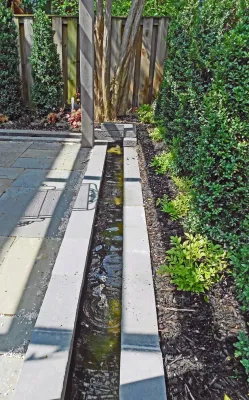 Baltimore townhouse patio — Landscape Design project by Land/arch Landscape Architecture