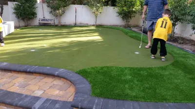 Putting greens — Landscape Design project by Land View Landscape