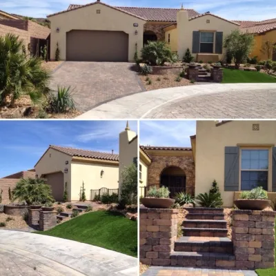 Lake Las Vegas Front Yard — Landscape Design project by Land View Landscape