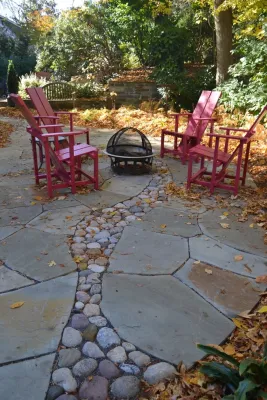 River Rock Shade Garden — Landscape Design project by Landis Garden Design in Washington