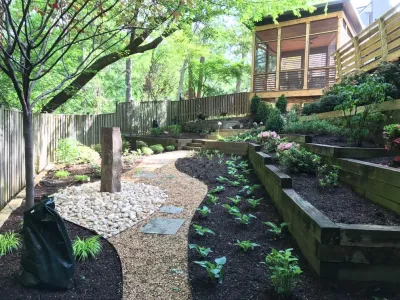 Smooth Contemporary — Landscape Design project by Landis Garden Design in Washington