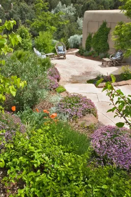 Sembrat Garden, Santa Fe, NM — Landscape Design project by PermaDesign, Inc. in Santa Fe