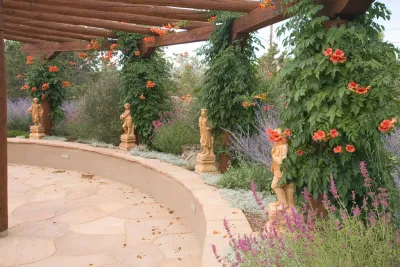 Pergolas and Patios — Landscape Design project by PermaDesign, Inc. in Santa Fe
