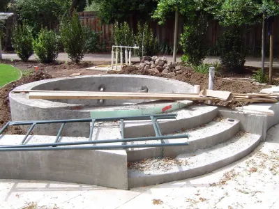 Palo Alto Limestone — Landscape Design project by Reber Landscape Architecture